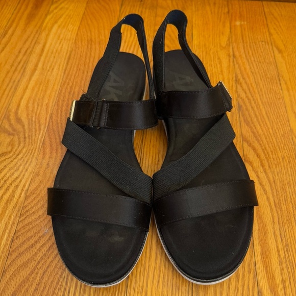 Anne Klein Nolita Sport Women’s Black Sandals Size 9 - Picture 2 of 10
